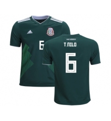 Mexico #6 T.Nilo Home Kid Soccer Country Jersey