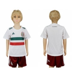Mexico Blank Away Kid Soccer Country Jersey