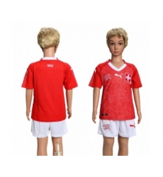 Switzerland Blank Kid Soccer Country Jersey