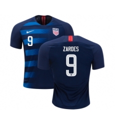 USA #9 Zardes Away Kid Soccer Country Jersey