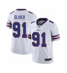 Youth Buffalo Bills #91 Ed Oliver White Vapor Untouchable Limited Player Football Jersey