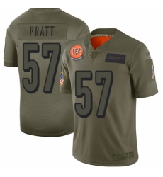 Women's Cincinnati Bengals #57 Germaine Pratt Limited Camo 2019 Salute to Service Football Jersey