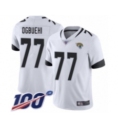 Youth Jacksonville Jaguars #77 Cedric Ogbuehi White Vapor Untouchable Limited Player 100th Season Football Jersey
