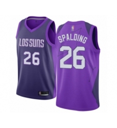 Youth Phoenix Suns #26 Ray Spalding Swingman Purple Basketball Jersey - City Edition