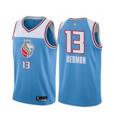 Youth Sacramento Kings #13 Dewayne Dedmon Swingman Blue Basketball Jersey - City Edition