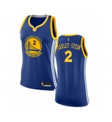 Women's Golden State Warriors #2 Willie Cauley-Stein Swingman Royal Blue Basketball Jersey - Icon Edition