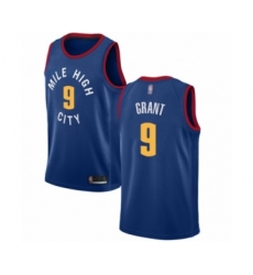 Women's Denver Nuggets #9 Jerami Grant Authentic Blue Alternate Basketball Jersey Statement Edition