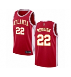 Youth Atlanta Hawks #22 Cam Reddish Swingman Red Basketball Jersey Statement Edition