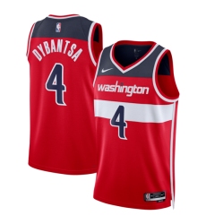 Men's Washington Wizards #4 AJ Dybantsa Nike Red 2026 NBA Draft Swingman Icon Edition Jersey