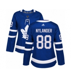 Women's Toronto Maple Leafs #89 Nicholas Robertson Authentic White Away Hockey Jersey