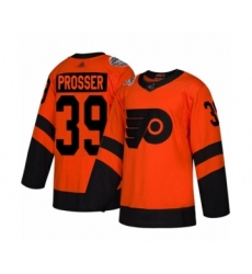 Youth Philadelphia Flyers #39 Nate Prosser Authentic Orange 2019 Stadium Series Hockey Jersey