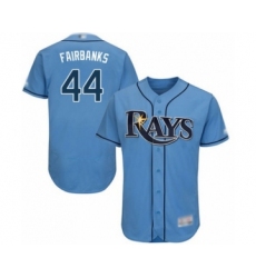 Men's Tampa Bay Rays #44 Peter Fairbanks Columbia Alternate Flex Base Authentic Collection Baseball Player Jersey