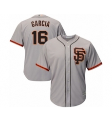 Men's San Francisco Giants #16 Aramis Garcia Grey Alternate Flex Base Authentic Collection Baseball Player Jersey