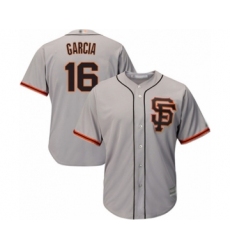 Youth San Francisco Giants #16 Aramis Garcia Authentic Grey Road 2 Cool Base Baseball Player Jersey