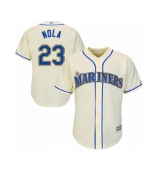 Youth Seattle Mariners #23 Austin Nola Authentic Cream Alternate Cool Base Baseball Player Jersey