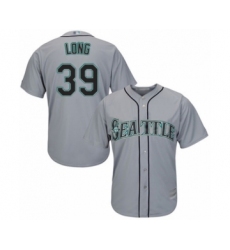 Youth Seattle Mariners #39 Shed Long Authentic White Home Cool Base Baseball Player Jersey