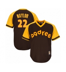 Youth San Diego Padres #22 Josh Naylor Authentic Brown Alternate Cooperstown Cool Base Baseball Player Jersey