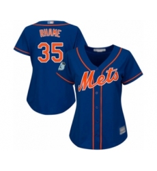 Women's New York Mets #35 Jacob Rhame Authentic Royal Blue Alternate Home Cool Base Baseball Player Jersey