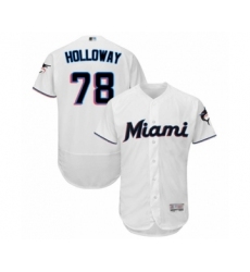 Men's Milwaukee Brewers #2 Trent Grisham White Home Flex Base Authentic Collection Baseball Player Jersey