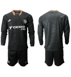 Chelsea Blank Third Long Sleeves Soccer Club Jersey