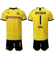 Dortmund #1 Burki Home Soccer Club Jersey