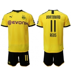 Dortmund #11 Reus Home Soccer Club Jersey
