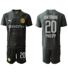 Dortmund #20 Philipp Away Soccer Club Jersey