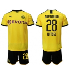 Dortmund #28 Witsel Home Soccer Club Jersey