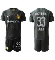 Dortmund #33 Weigl Away Soccer Club Jersey