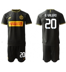 Inter Milan #20 B.Valero Third Soccer Club Jersey