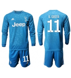 Juventus #11 D.Costa Third Long Sleeves Soccer Club Jersey