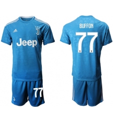 Juventus #77 Buffon Third Soccer Club Jersey