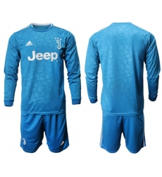 Juventus Blank Third Long Sleeves Soccer Club Jersey