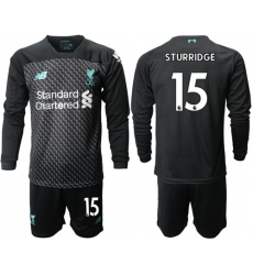 Liverpool #15 Sturridge Third Long Sleeves Soccer Club Jersey