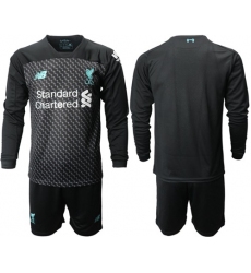 Liverpool Blank Third Long Sleeves Soccer Club Jersey