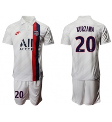 Paris Saint-Germain #20 Kurzawa Third Soccer Club Jersey