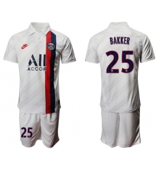 Paris Saint-Germain #25 Bakker Third Soccer Club Jersey