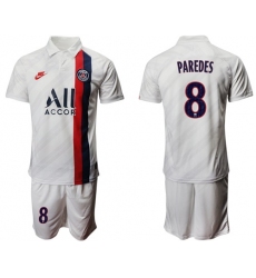Paris Saint-Germain #8 Paredes Third Soccer Club Jersey