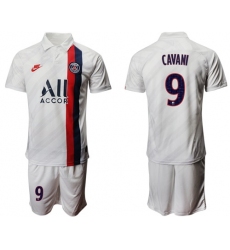 Paris Saint-Germain #9 Cavani Third Soccer Club Jersey