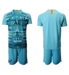 Paris Saint-Germain Blank Yellow Goalkeeper Soccer Club Jersey