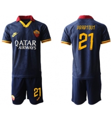 Roma #21 Veretout Third Soccer Club Jersey