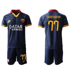 Roma #77 Mkhitaryan Third Soccer Club Jersey