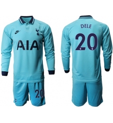Tottenham Hotspur #20 Dele Third Long Sleeves Soccer Club Jersey