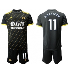 Wolves #11 Rui Pa Tricio Away Soccer Club Jersey