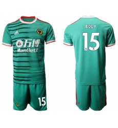 Wolves #15 Boly Third Soccer Club Jersey