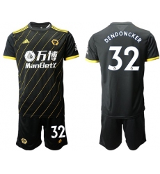 Wolves #32 Dendoncker Away Soccer Club Jersey