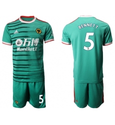 Wolves #5 Bennett Third Soccer Club Jersey