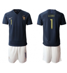 France #1 LLORIS Home Soccer Country Jersey