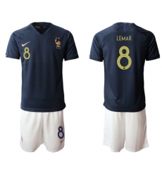 France #8 Lemar Home Soccer Country Jersey