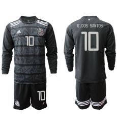 Mexico #10 G.Dos Santos Home Long Sleeves Soccer Country Jersey